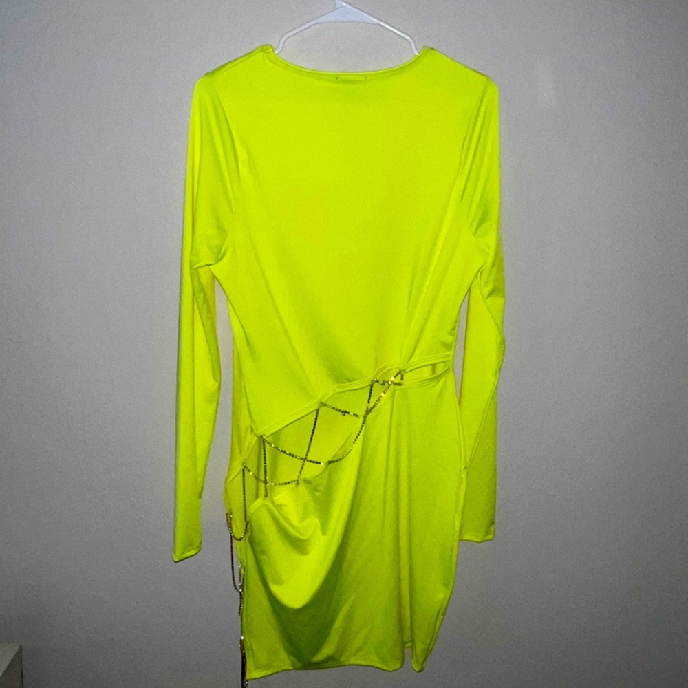 Sexy Neon Diamond Dress